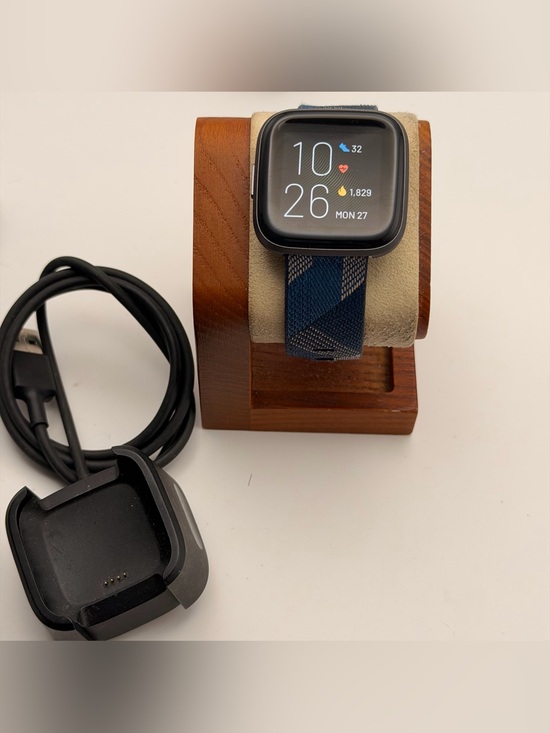 fitbit Other - Fitbit Versa 2, Tested, Excellent, Charger Included,  Black/Mist Gray, Fitness T